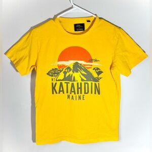 LL BEAN x TODD SNYDER Katahdin Maine Logo Print Short Sleeve T-Shirt Tee XS